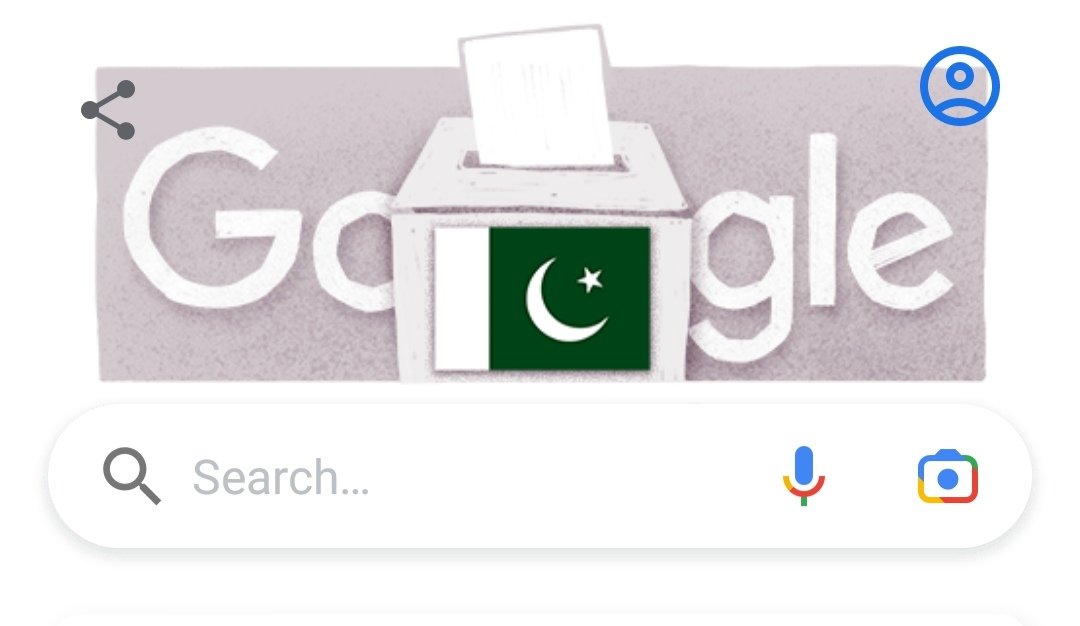 Google changed its Doodle for Pakistan’s Voting Day 